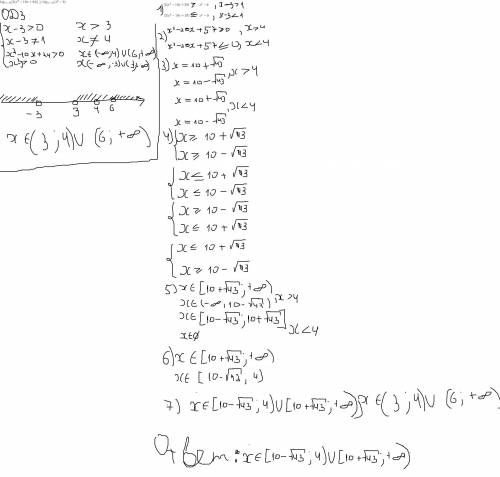 40 решите неравенства. 1.[tex]log_{5}(x^{2} -2x+3) \ \textgreater \ log_{5} (x+1)