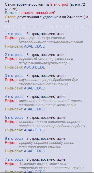 Нужен анализ стиха державинасоловей