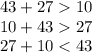 43+2710\\
10+4327 \\
27+10 < 43
