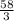 \frac{58}{3}