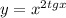 y= x^{2tgx} \\ 
