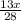 \frac{13x}{28}