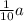 \frac{1}{10}a