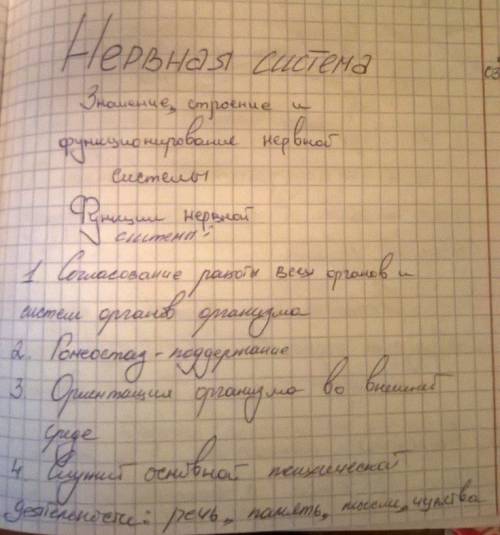 Нервная система. рефлекс. инстинкт. напишите конспект