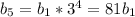 b_5=b_1*3^{4}=81b_1