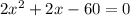 2x^{2}+2x-60=0

