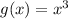 g(x)=x^3