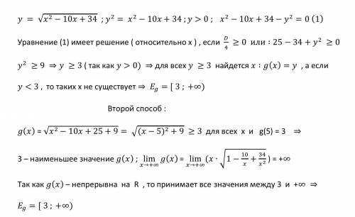 Найдите множество значений функции <img src=