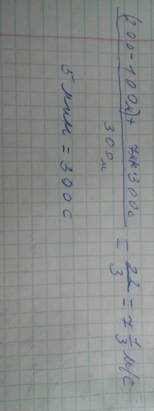 Два человека двигаются в одну сторону.в начальный момент времени расстояние между ними s=200м.скорос