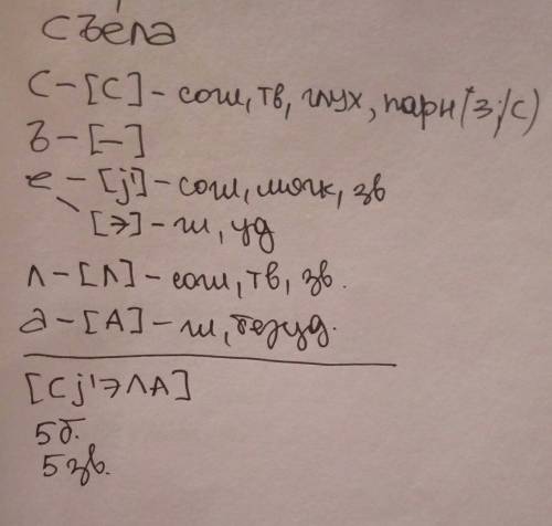 Сделай фонетический звуко - буквенный разбор слова съела.