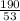 \frac{190}{53}