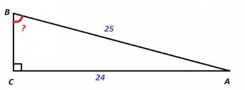 в треугольнике abc угол c равен 90°, ac=24, ab=25. найдите sinb.