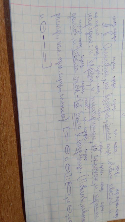 Выполните синтаксический разбор, подчеркните члены предл. а в ольховке, на взгорье, было еще совсем