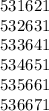 531621

532631

533641

534651

535661

536671

