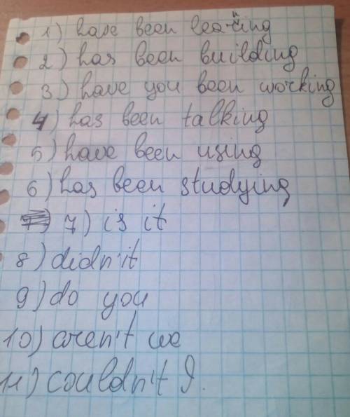 E. put the verbs in brackets into the present perfect continuous. 1.) about pollution at school this