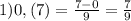 1)0,(7)=\frac{7-0}{9}=\frac{7}{9}