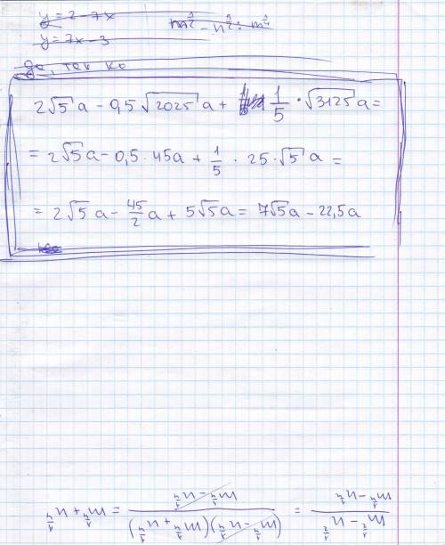 а - 0,5 * √2025а + 1.5(дробью) * √3125а =?