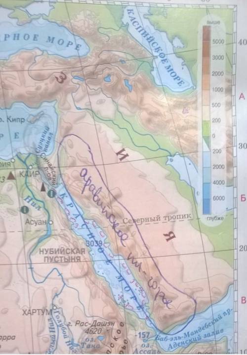 Где находится аравийское плоскогорье