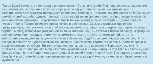 Сочинение на тему тарас бульба патриот земли