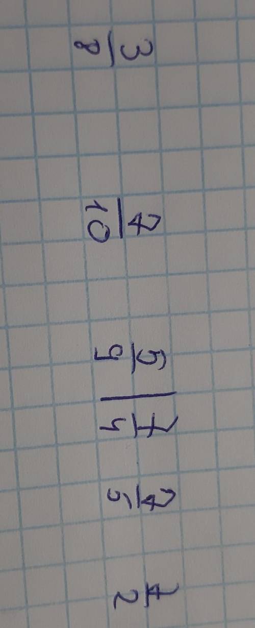 631. напишите: а) 3 правильные дроби; б) 3 неправильные дроби с числителем 7.​
