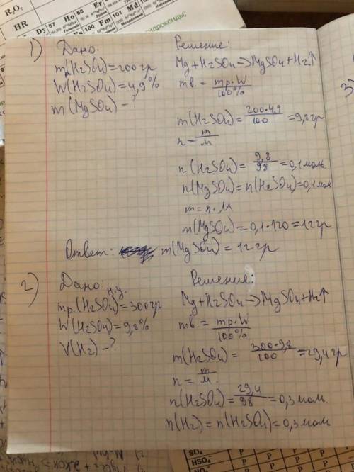 Какую массу соли можно получить при взаимодействии магния с раствором серной кислоты массой 200г, в