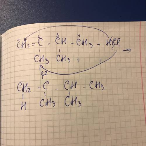 ДАЮ МНОГО! 2,3 - ДИМЕТИЛБУТЕН-1 + CL2​ ​