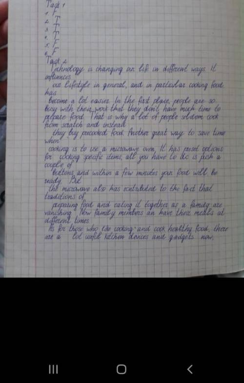 Task 1. ReadingTask. Read the text about Kenneth. Mark the sentences TRUE or FALSE according to the