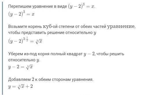 A) Найдите обратную функцию для функции () =x2-3