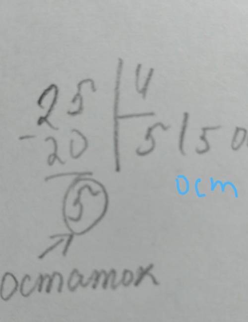 Объясните тему деление с остатком столбиком​
