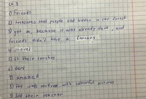 READ THE TEXT AGAIN THEN DO THE TASKS page 50 3e Writing Skills 8 The boys were (1)……….. . Friends