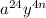 a^{24}y^{4n}