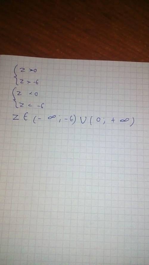 решить неравенства,используя метод интервалов: a) z(z-5)(z+6)>0; б) (z-1)(z-3)(z-5)>0; в) z^+z