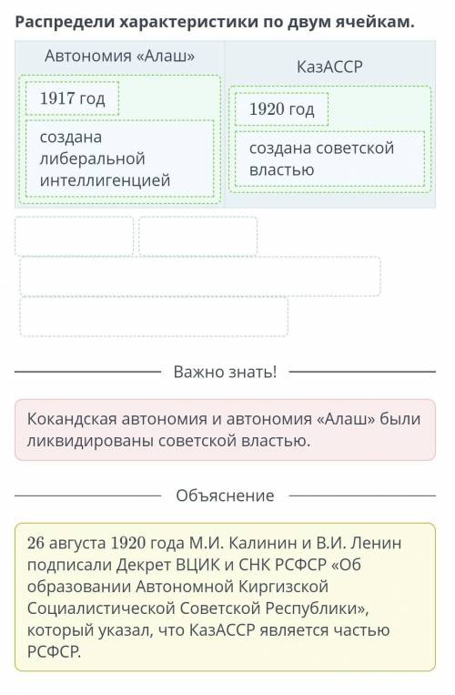 Образование Киргизской (Казахской) Автономной Социалистической Советской Республики. Урок 3 Распреде