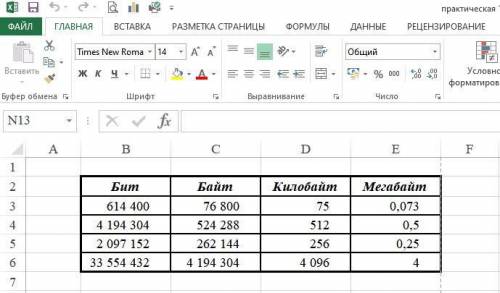 решить практическую работу по информатике
