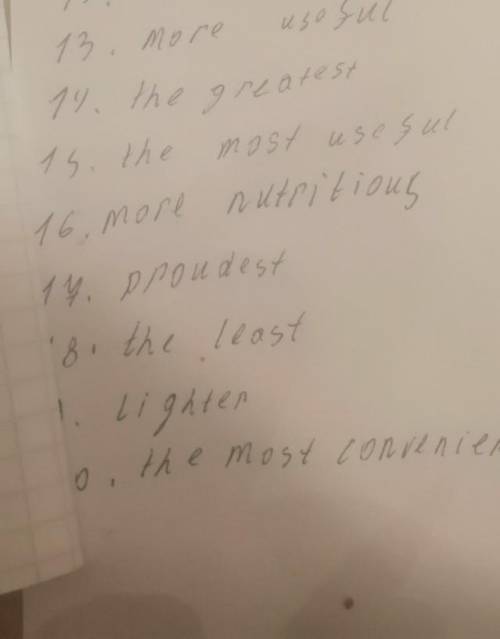 Superlative and Comparative Adjectives Quiz I. Supply the proper form of the adjective given in the