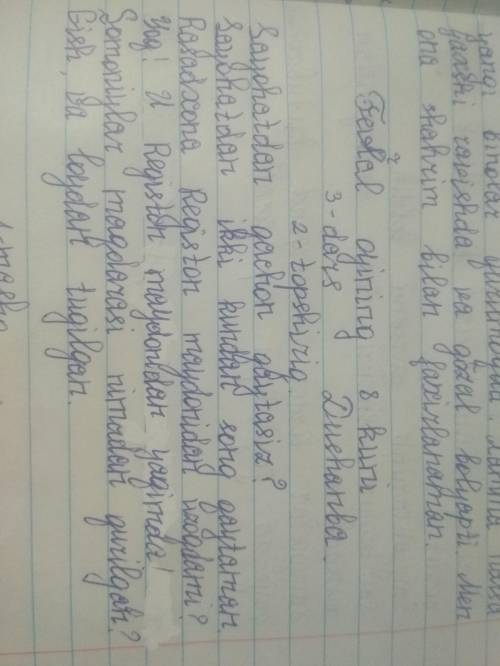 2- topshiriq. Savollarga javob berib, dialogni davom ettiring. (((Sayohatdan qachon qaytasiz?...Rasa
