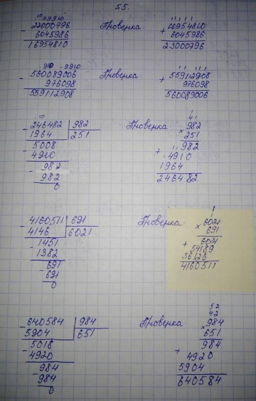Решите в столбик и сделайте проверку.​