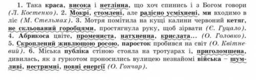 : вигадати 15 речень з відокремлерими означеннями
