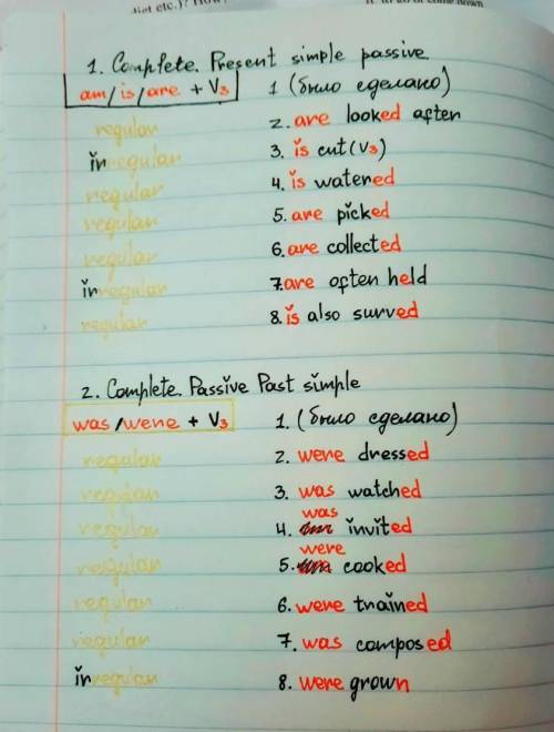 Английский 7 класс пассивный залог , я ничего не знаю
