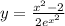 y=\frac{x^2-2}{2e^{x^2}}