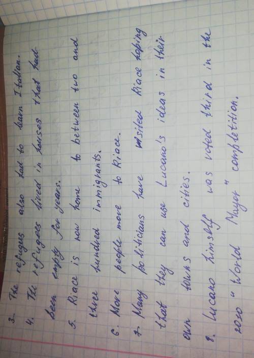 5 All of these statements are incorrect. Read the article again and find the lines which show they a