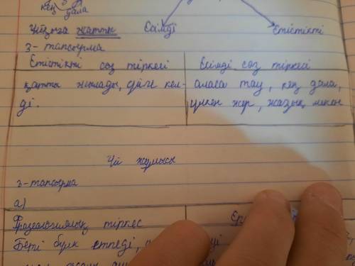 Есімді және етістікті сөз тіркестерін құрап жазыңдар )