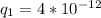 q_1=4*10^{-12}