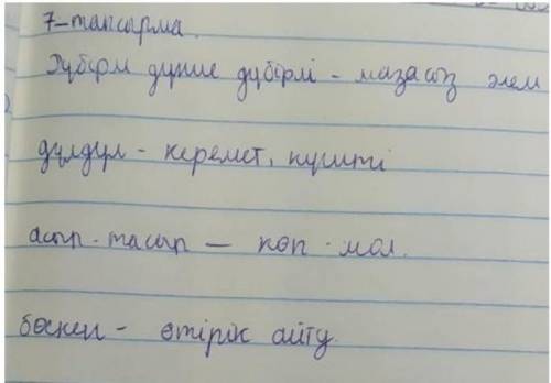 7-тапсырма. «Kitap.kz» сайтынан Г. Бельгердің «Қазақ дәптері» еңбегі- нің «Көне сөздің сәулесі» бөлі