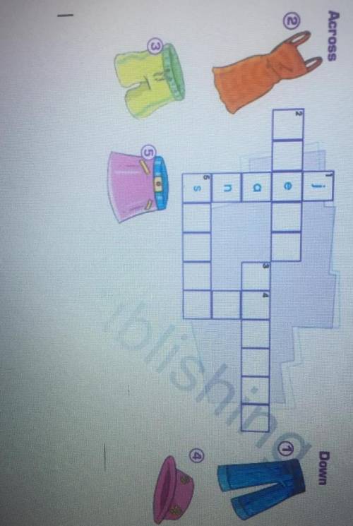 2 Do the crossword puzzle. ​