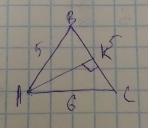 Разложите вектор AK по векторам AC и CB