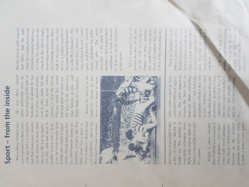 Prochitajte text, i otwete na woprosi. Spasibo!