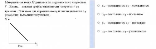 Задача с материальной точкой
