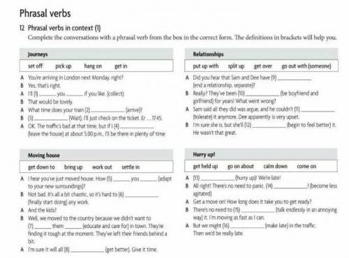 12 Phrasal verbs in contex 1