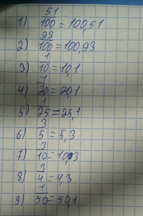 Бөлшектерді процентпен жазындар​